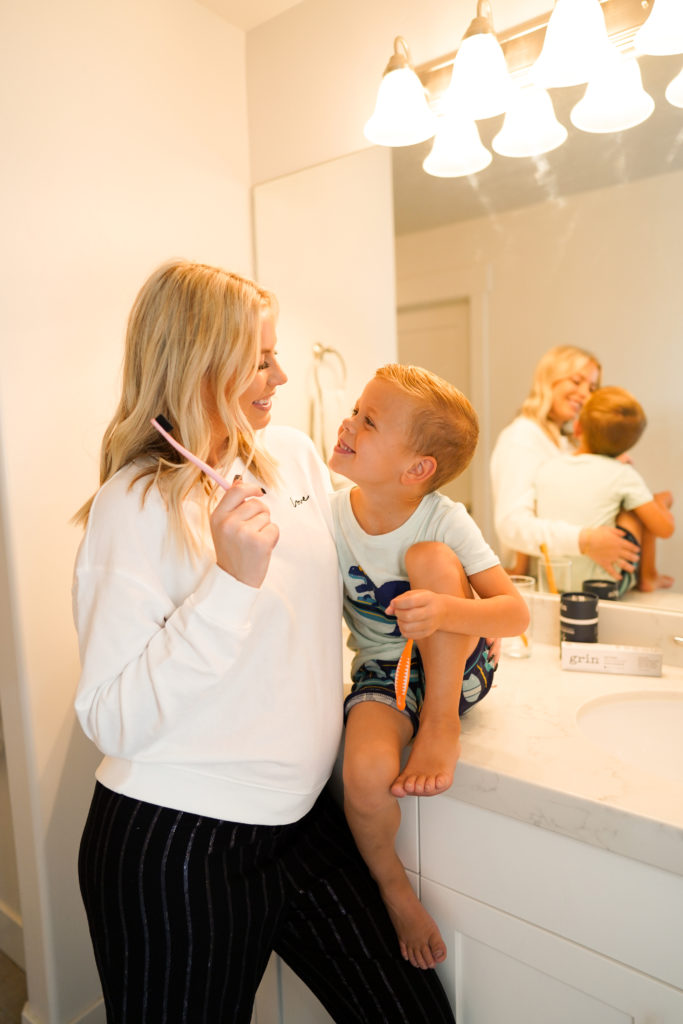 Our Natural and Kid Approved Oral Care Routine With 123Grin! Kids Oral Care Pack